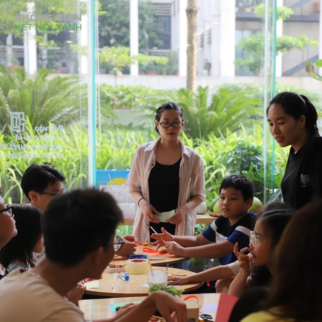 Workshop trải nghiệm cùng học sinh tại Làng Xanh